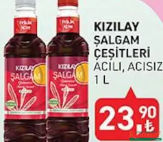 KIZILAY ŞALGAM ÇEŞİTLERİ ACILI/ACISIZ 1 L